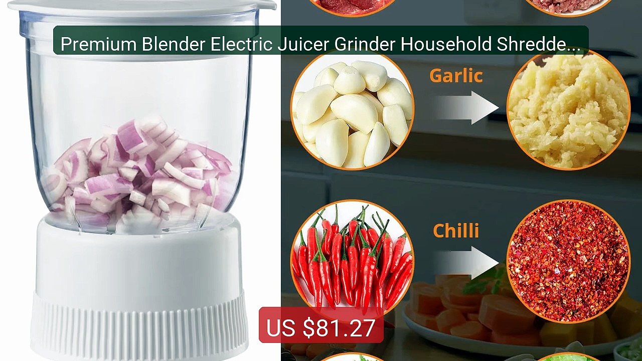 Premium Blender Electric Juicer Grinder Household Shredder Fo... -- Amazing Value 2026 | Must Have!