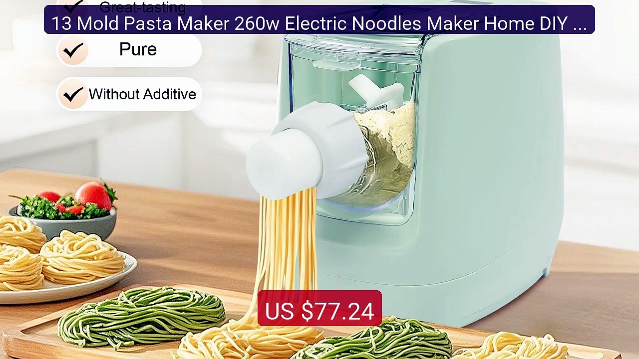 13 Mold Pasta Maker 260w Electric Noodles Maker Home DIY Spagh... -- Hot Deal 2026 | Limited Offer!