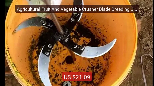 Agricultural Fruit And Vegetable Crusher Blade Breeding Cut... Top Pick 2026 | Unbeatable Price!