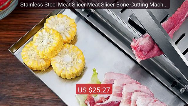 Stainless Steel Meat Slicer Meat Slicer Bone Cutting Machine M... Hot Deal 2026 | Limited Offer!