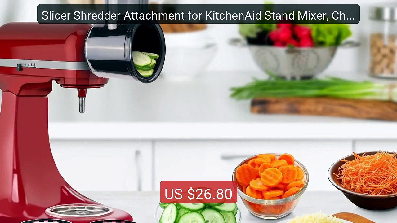 Slicer Shredder Attachment for KitchenAid Stand Mixer, Cheese ... -- Best Buy 2026 | Great Quality!