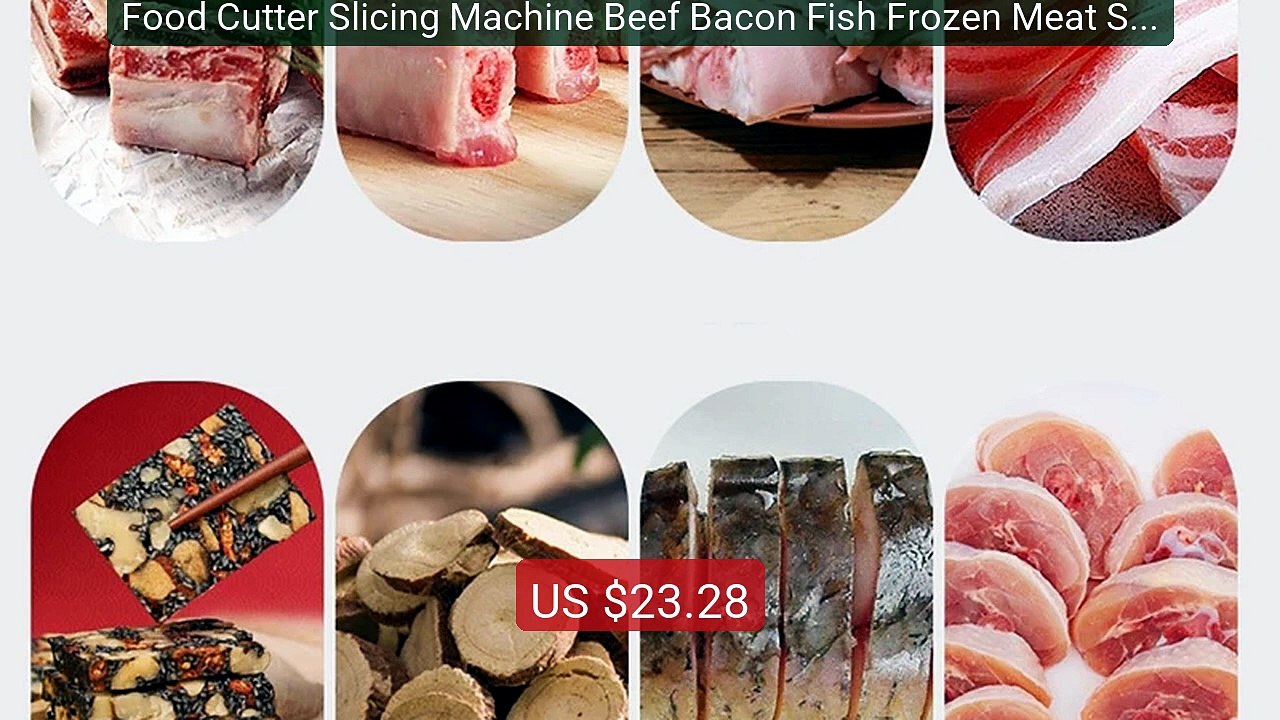 Food Cutter Slicing Machine Beef Bacon Fish Frozen Meat Stainl... -- Hot Deal 2026 | Limited Offer!