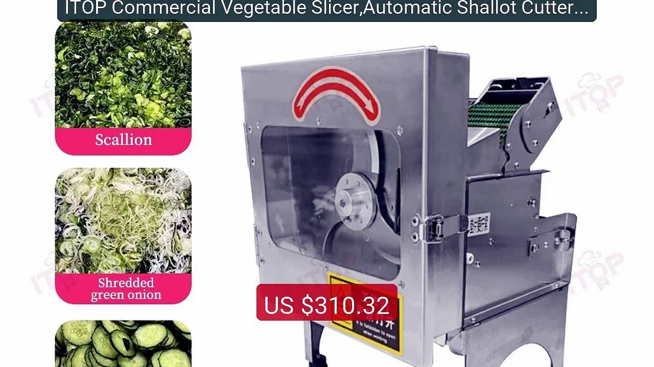 ITOP Commercial Vegetable Slicer,Automatic Shallot Cutter,Electric... -- Best Deal 2026 | Shop Now!