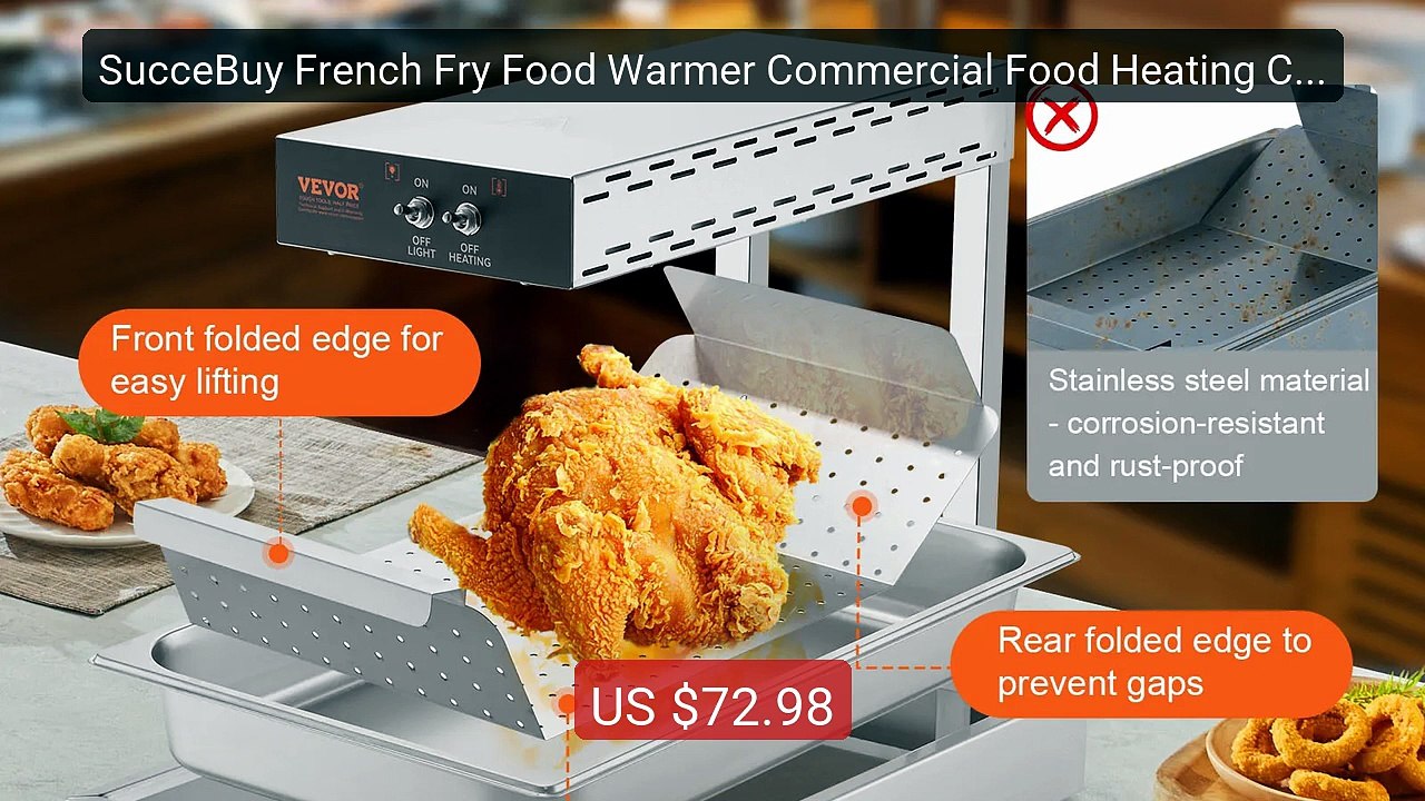 SucceBuy French Fry Food Warmer Commercial Food Heating Count... -- Amazing Value 2026 | Must Have!