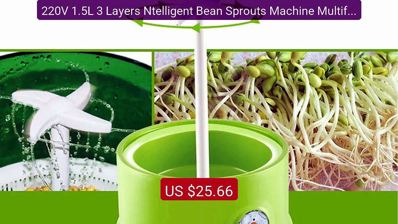 220V 1.5L 3 Layers Ntelligent Bean Sprouts Machine Multifunctional... -- Best Deal 2026 | Shop Now!