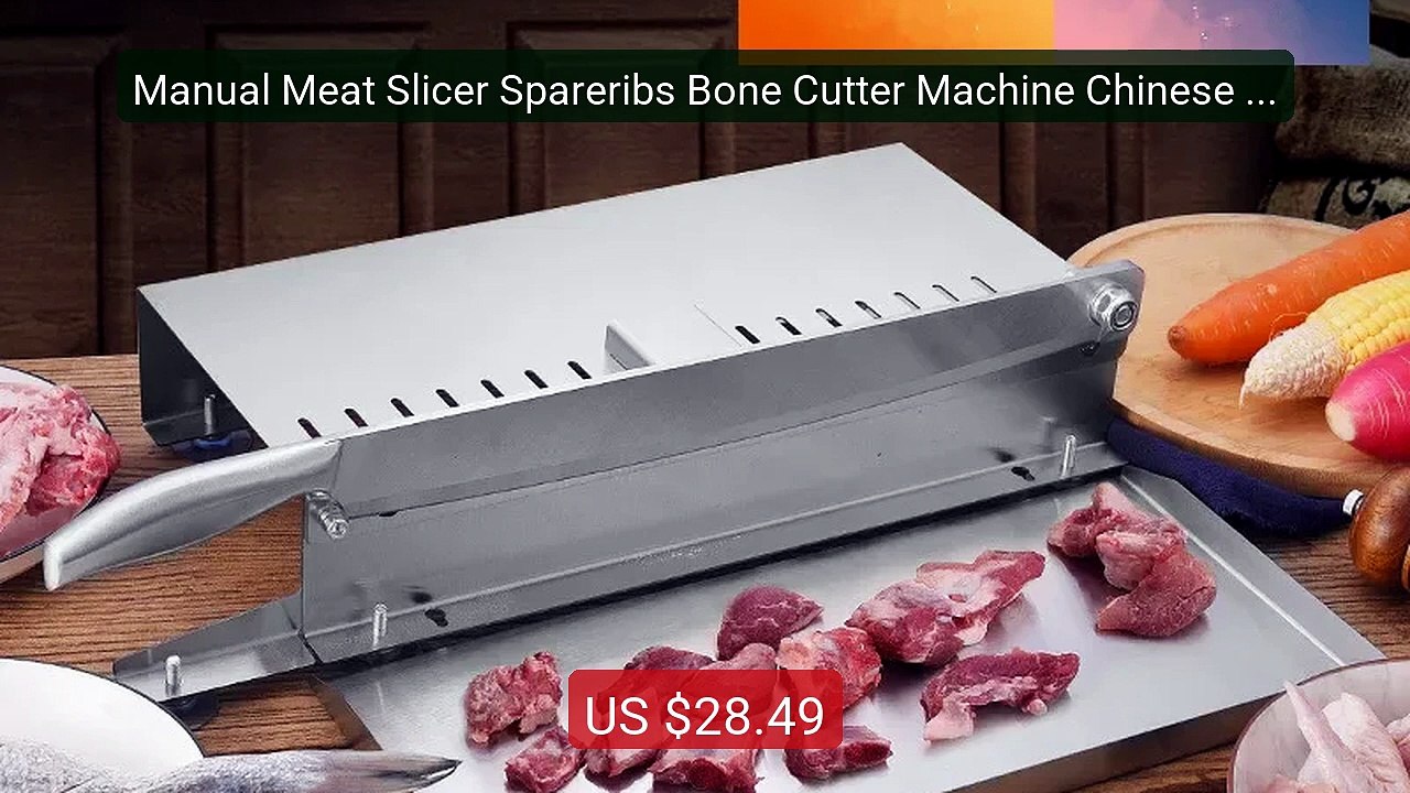 Manual Meat Slicer Spareribs Bone Cutter Machine Chinese Me... -- Top Pick 2026 | Unbeatable Price!