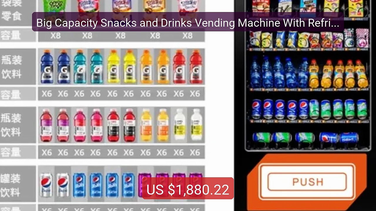 Big Capacity Snacks and Drinks Vending Machine With Refrigerator M... -- Best Deal 2026 | Shop Now!