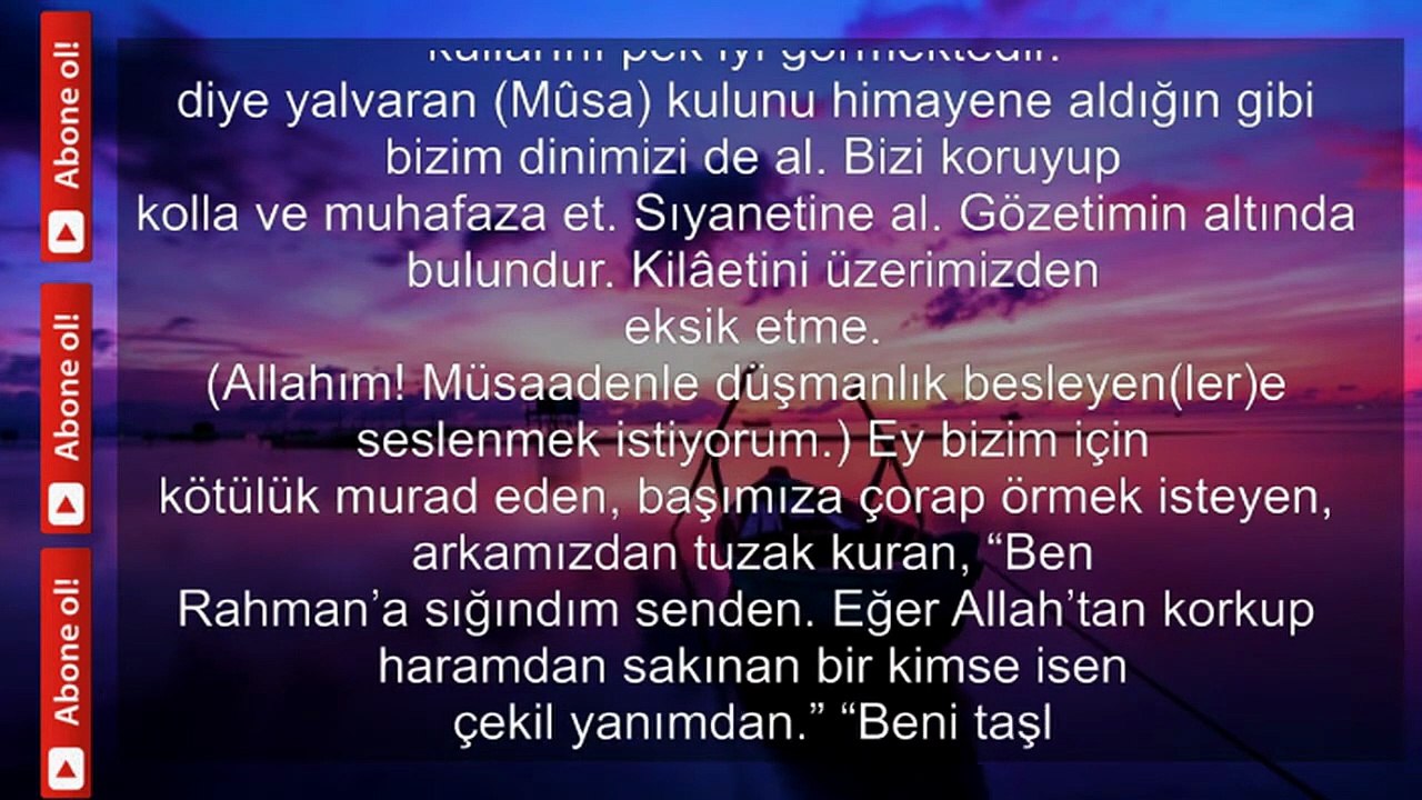 “Hasbiyallahu ve ni’me’l vekîl ALLAH BANA YETER