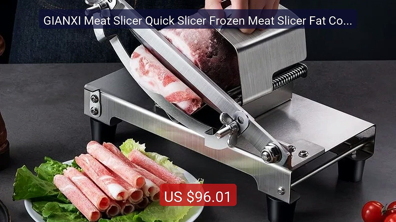 GIANXI Meat Slicer Quick Slicer Frozen Meat Slicer Fat Cow ... -- Top Pick 2026 | Unbeatable Price!