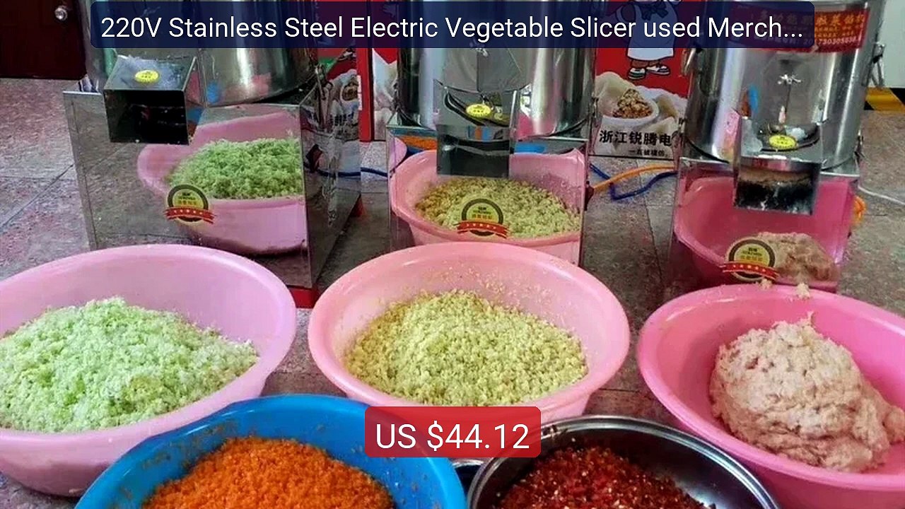 220V Stainless Steel Electric Vegetable Slicer used Merchants ... -- Hot Deal 2026 | Limited Offer!