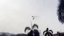 Choque de helicópteros en Río de Janeiro