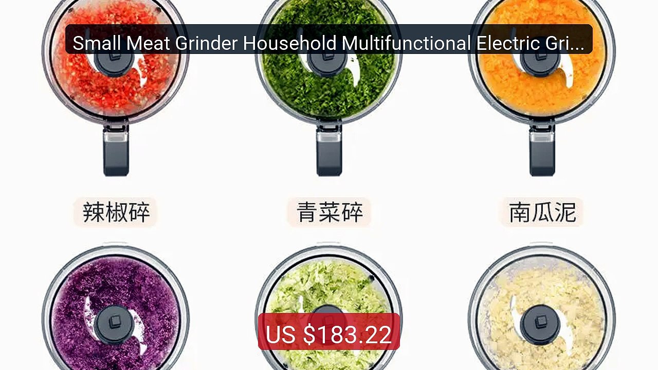 Small Meat Grinder Household Multifunctional Electric Grind... -- Top Pick 2026 | Unbeatable Price!