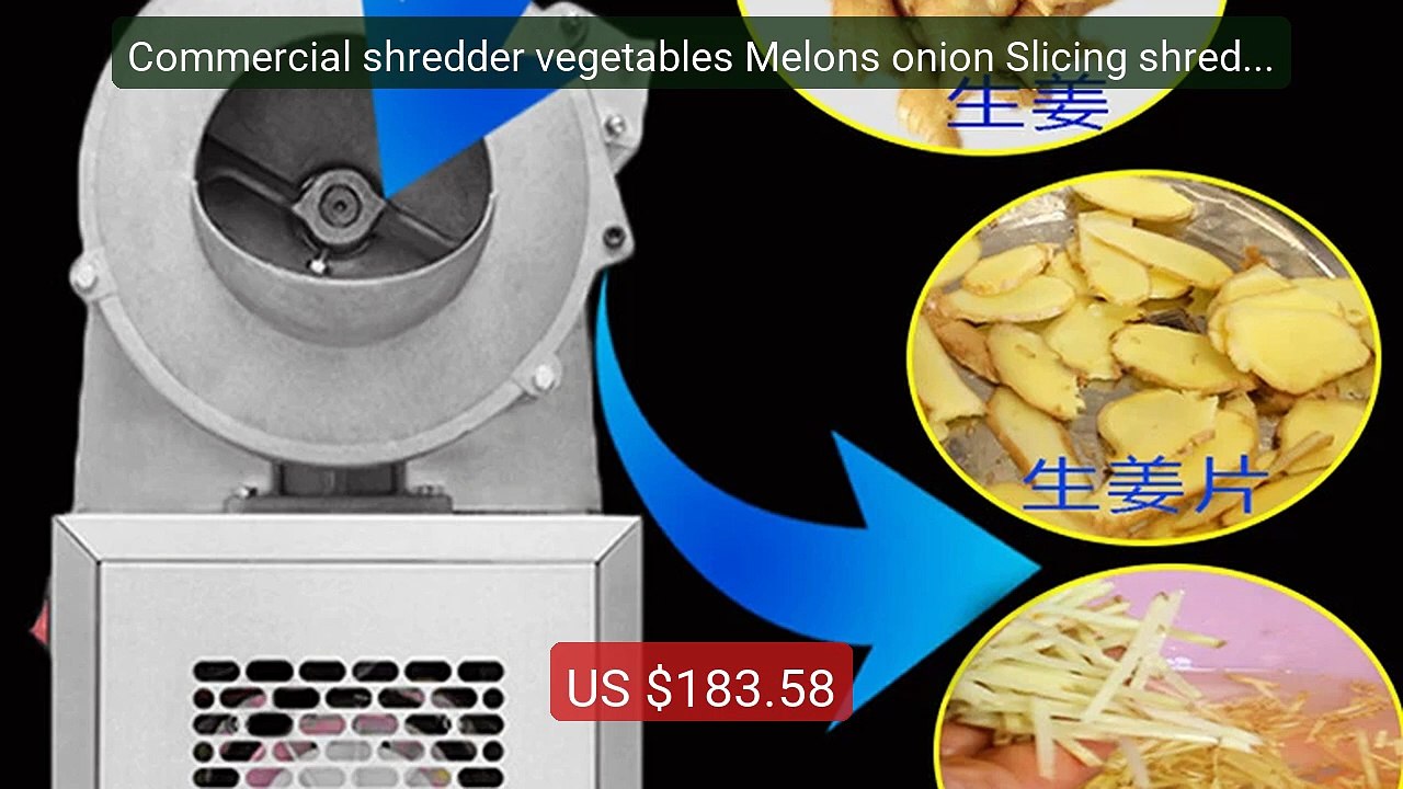 Commercial shredder vegetables Melons onion Slicing shreddi... -- Top Pick 2026 | Unbeatable Price!