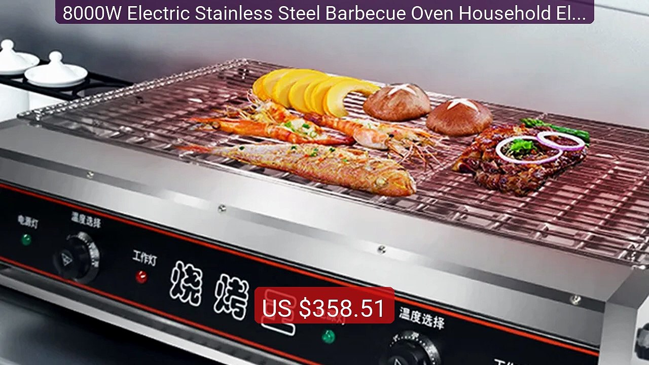 8000W Electric Stainless Steel Barbecue Oven Household Electric Sk... -- Best Deal 2026 | Shop Now!