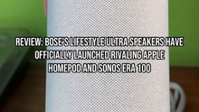 Bose vs. Apple HomePod vs. Sonos Era 100: A Visual Comparison