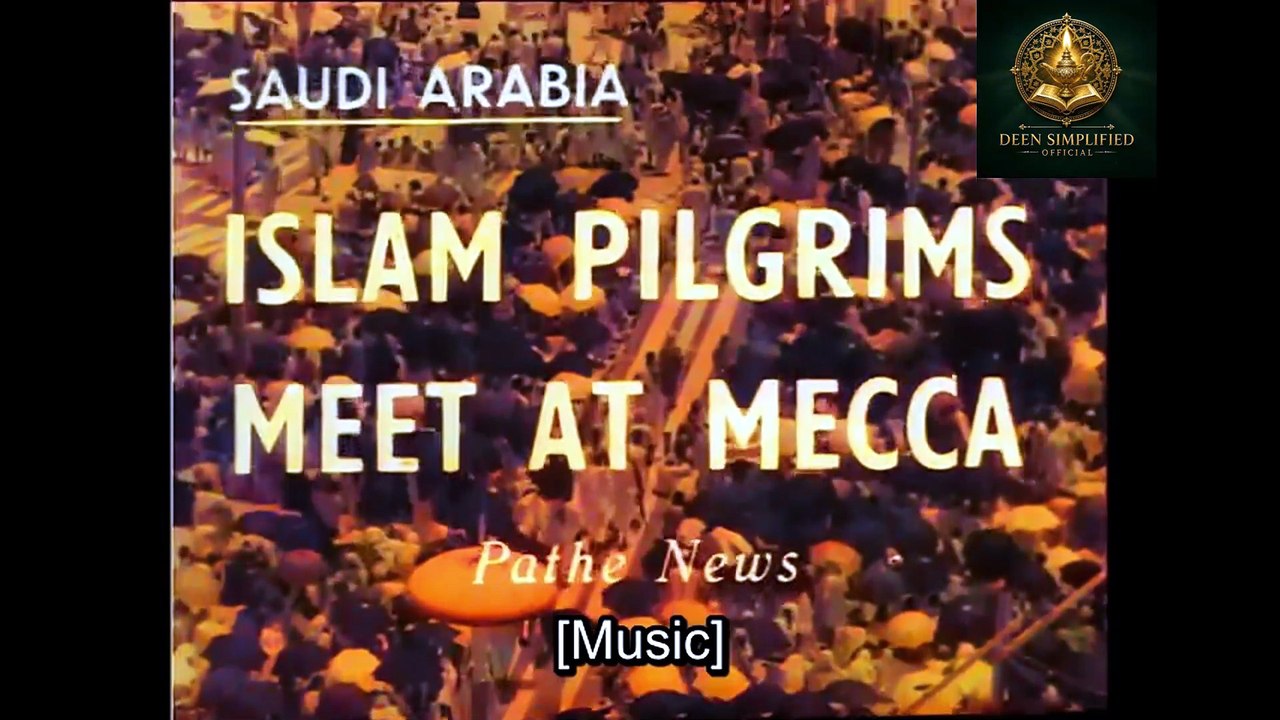 Hajj in 1928 | Oldest Video Footage of Makkah Restored & Colorized in 4K