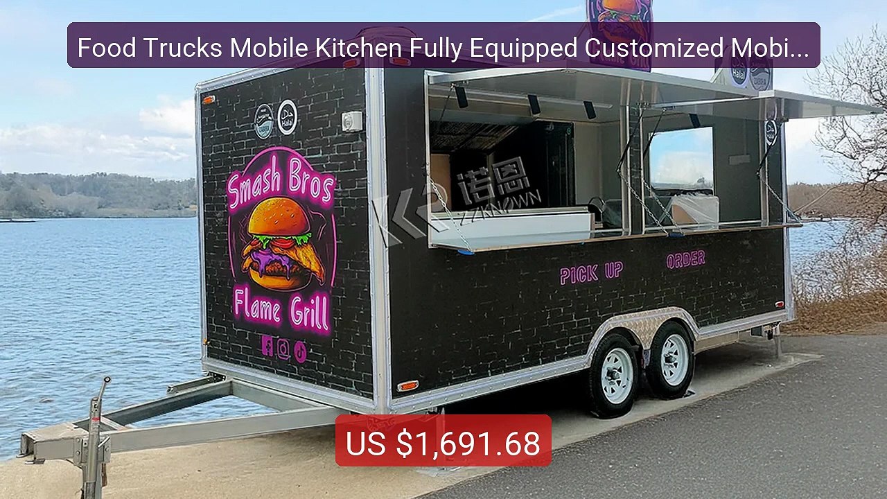 Food Trucks Mobile Kitchen Fully Equipped Customized Mobile Ca... -- Best Buy 2026 | Great Quality!
