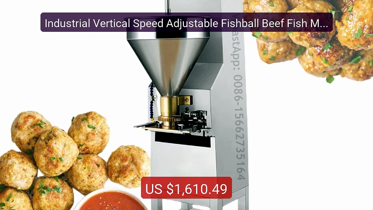 Industrial Vertical Speed Adjustable Fishball Beef Fish Meatball M... -- Best Deal 2026 | Shop Now!