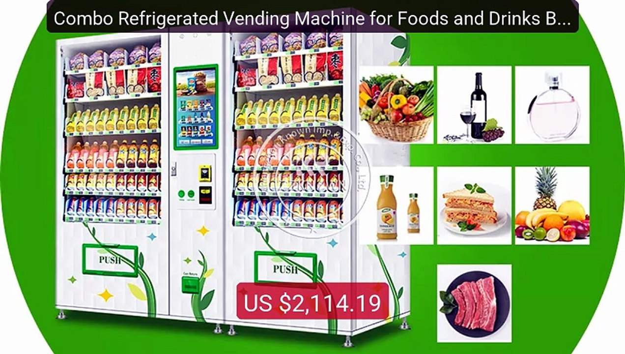 Combo Refrigerated Vending Machine for Foods and Drinks Beer C... -- Hot Deal 2026 | Limited Offer!