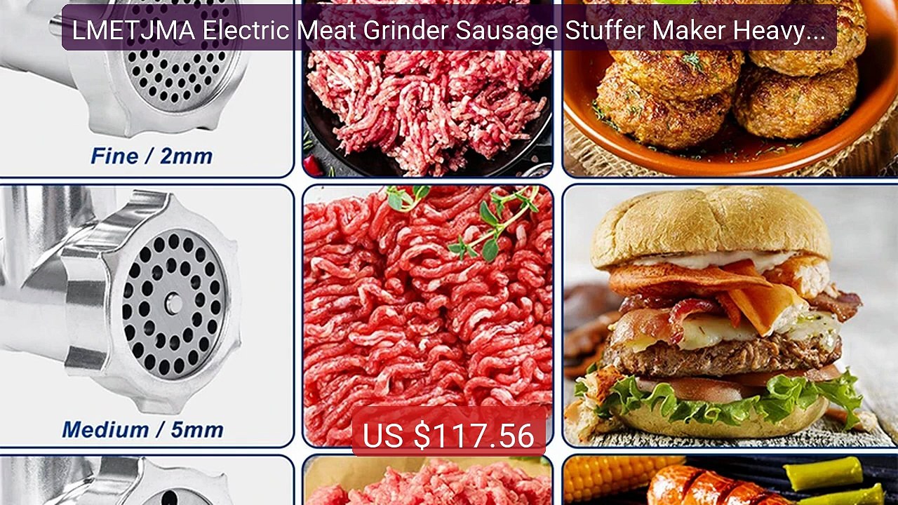 LMETJMA Electric Meat Grinder Sausage Stuffer Maker Heavy D... -- Top Pick 2026 | Unbeatable Price!