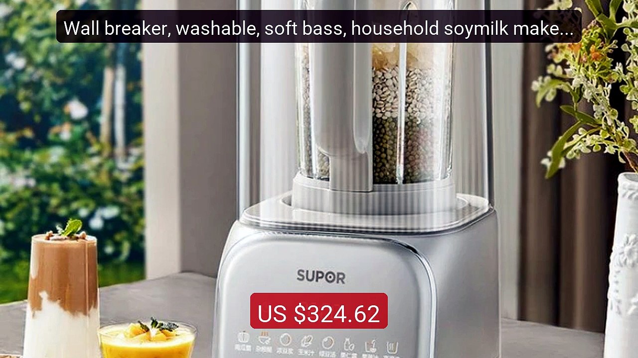 Wall breaker, washable, soft bass, household soymilk maker, he... -- Hot Deal 2026 | Limited Offer!