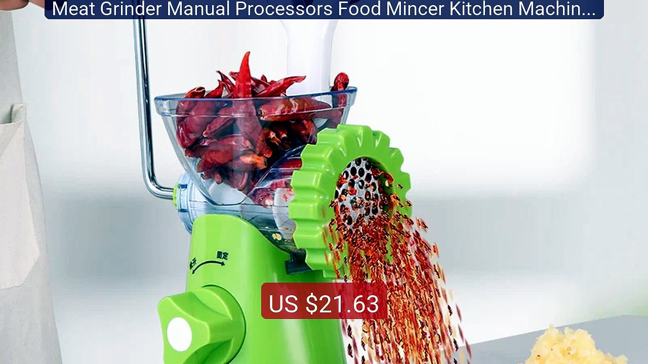 Meat Grinder Manual Processors Food Mincer Kitchen Machine Sau... -- Best Buy 2026 | Great Quality!