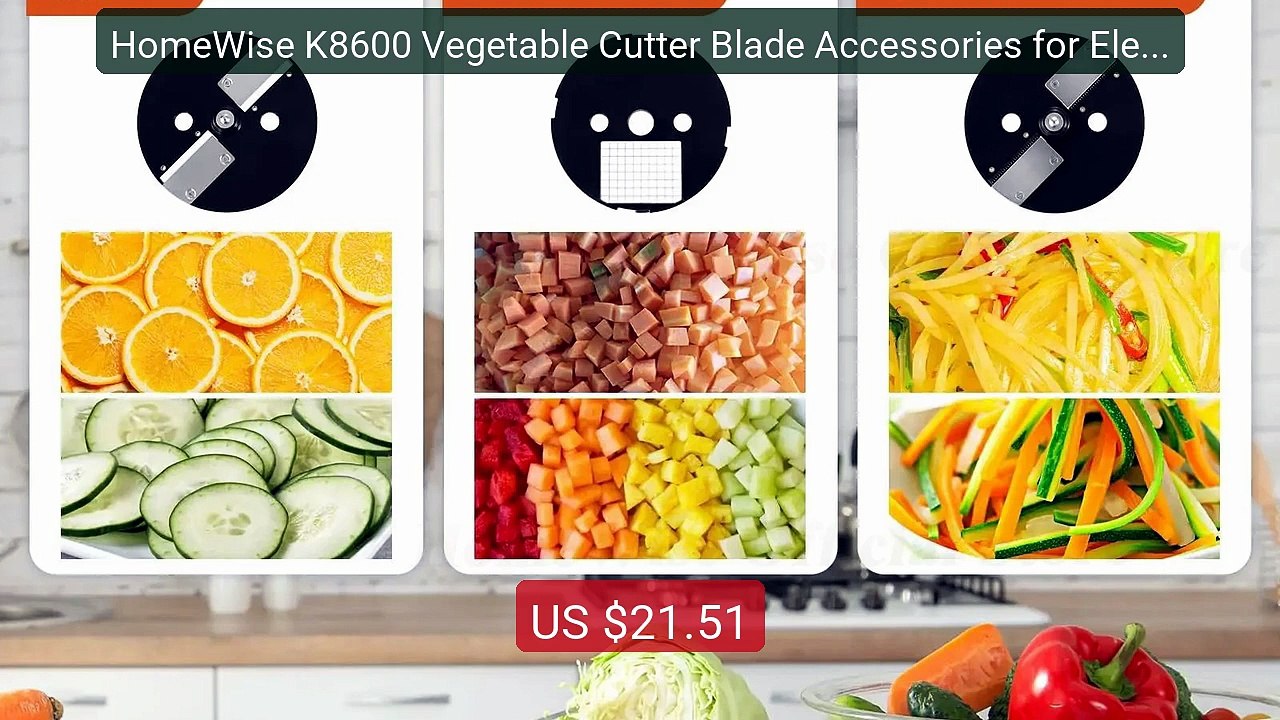 HomeWise K8600 Vegetable Cutter Blade Accessories for Electri... -- Amazing Value 2026 | Must Have!