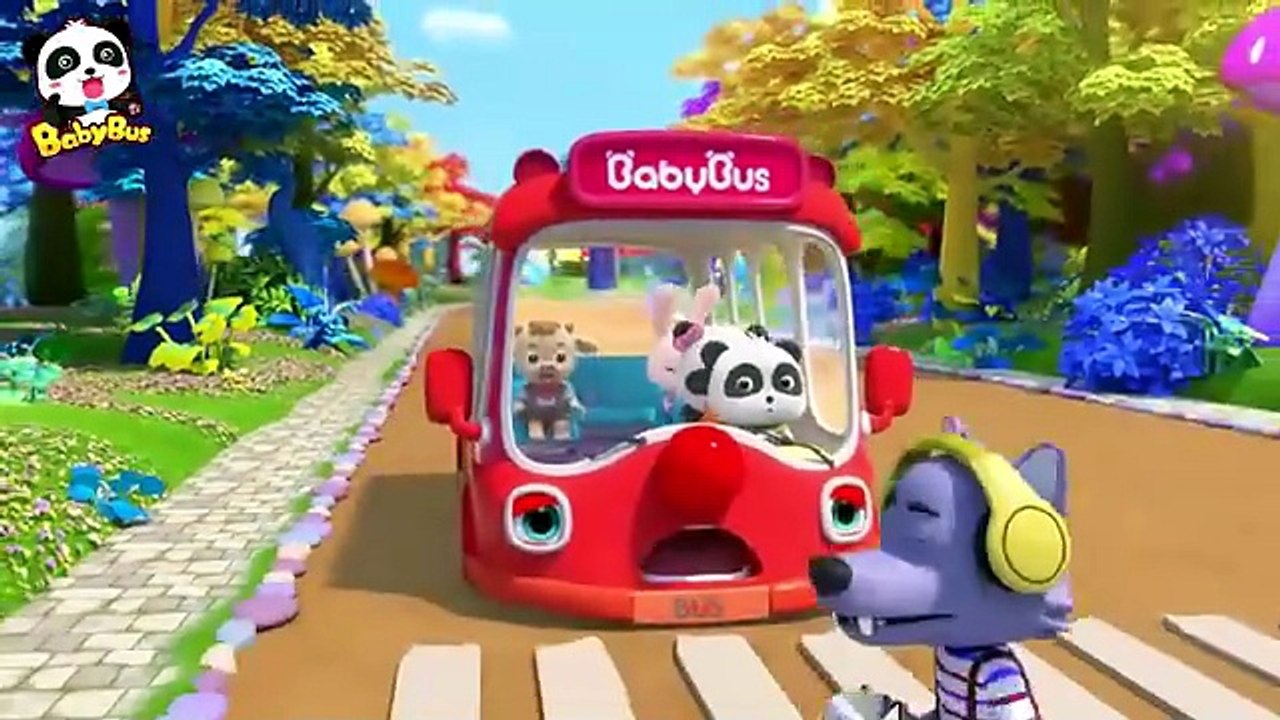 Wheels on the Bus (Rainbow Version) _ Colors Song _ Nursery Rhymes _ Kids Songs _ BabyBus