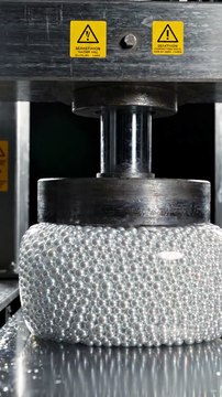 Hydraulic Press Crushing Bubble Material 💥 Extreme Satisfying Crush Test