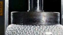 Hydraulic Press Crushing Bubble Material 💥 Extreme Satisfying Crush Test
