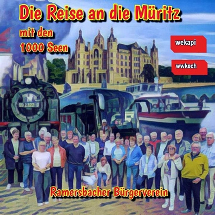 Die Reise an die Müritz  mit den 1000 Seen