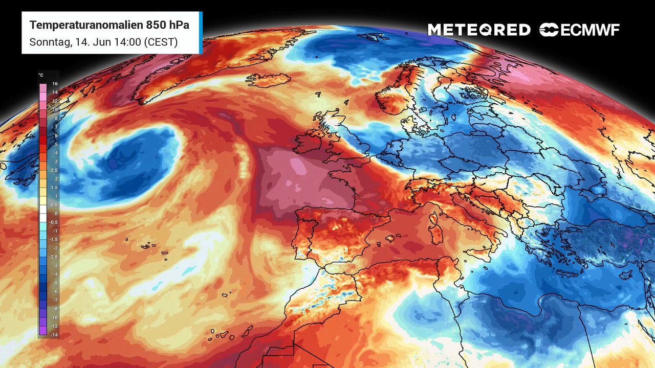 Von deutlich zu kalt geht es in Richtung deutlich zu warm!