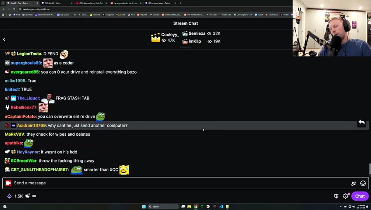 Just Chatting #493: "Quin on lacari"