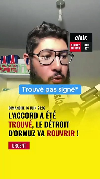 L’accord a été trouvé !  #usa #iran #israel #Trump #liban