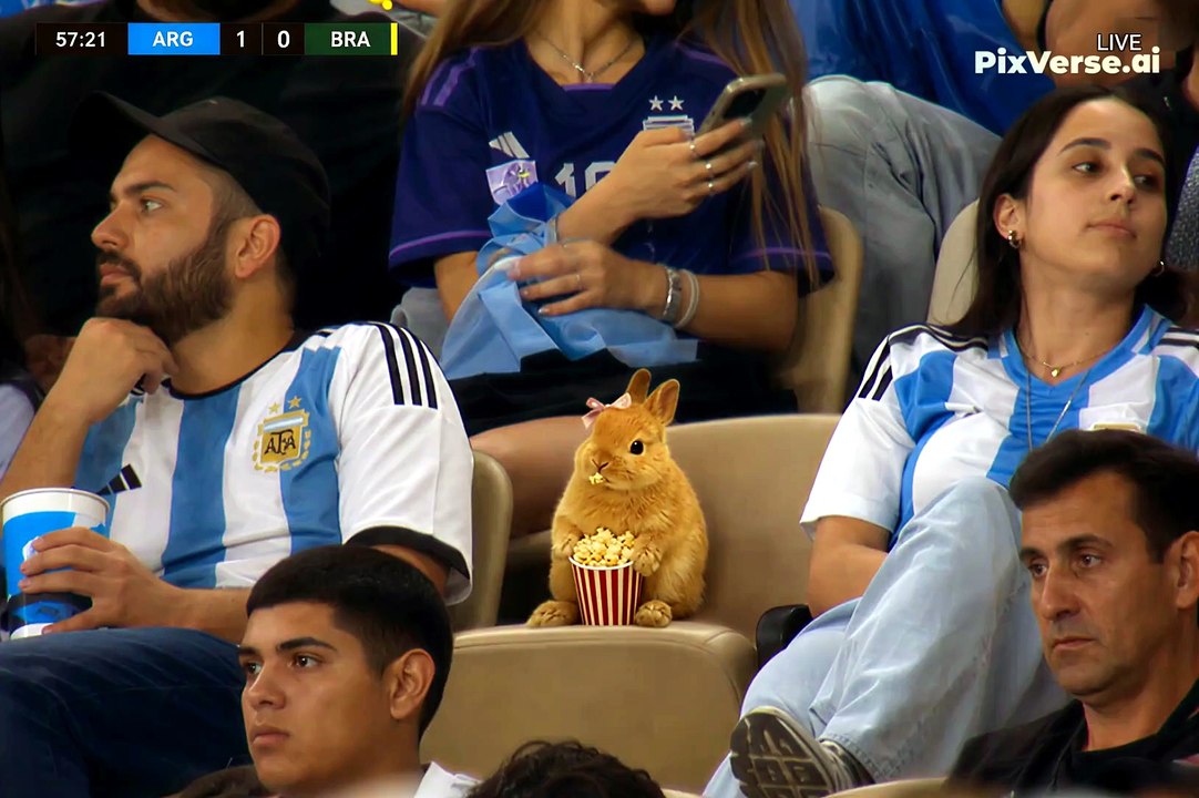 bunny  at FIFA world cup tournament