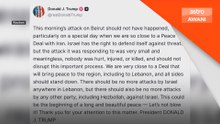 Trump kecam serangan Israel di Beirut