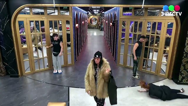 Andrea del Boca tuvo otra terrible caída y cortaron la transmisión en Gran Hermano