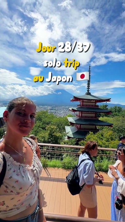 Japon jour 28: Vue carte postale du Mont Fuji et lac Kawaguchiko sous la pluie!