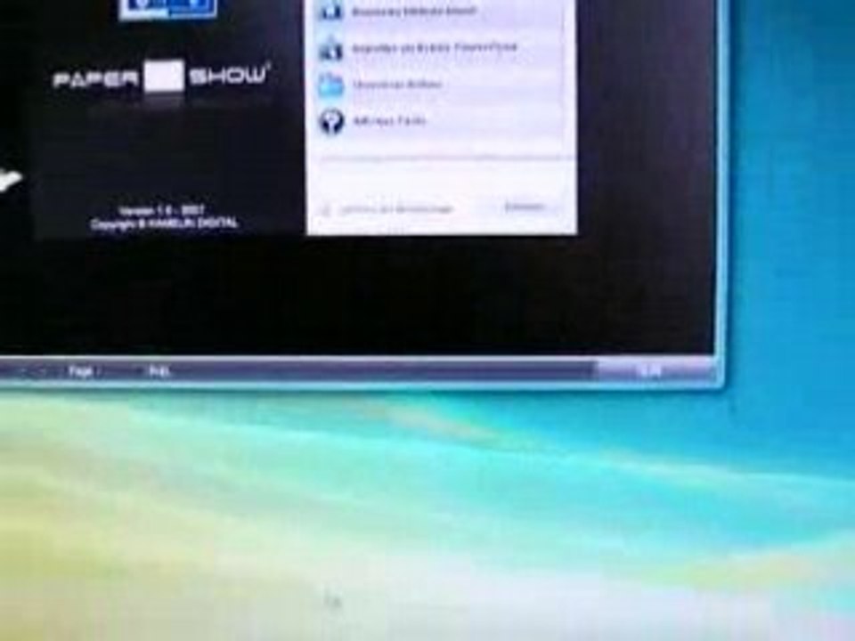 Test video du Paper Show d'Oxford - partie 1