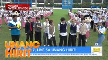Mga estudyante, nakisayaw kasama ang Cloud 7 sa Rizal High School | Unang Hirit
