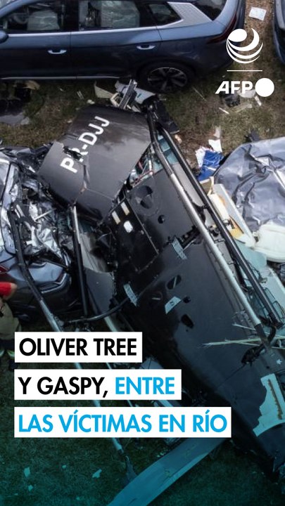 Cantante de EEUU y youtuber argentino Gaspi entre muertos en choque de helicópteros en Rio