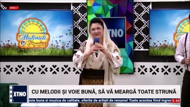 Tina Militaru in cadrul emisiunii „Matinali si populari” - ETNO TV - 11.06.2026