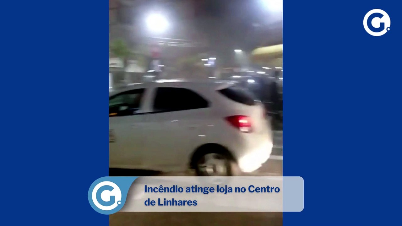 Incêndio atinge loja no Centro de Linhares