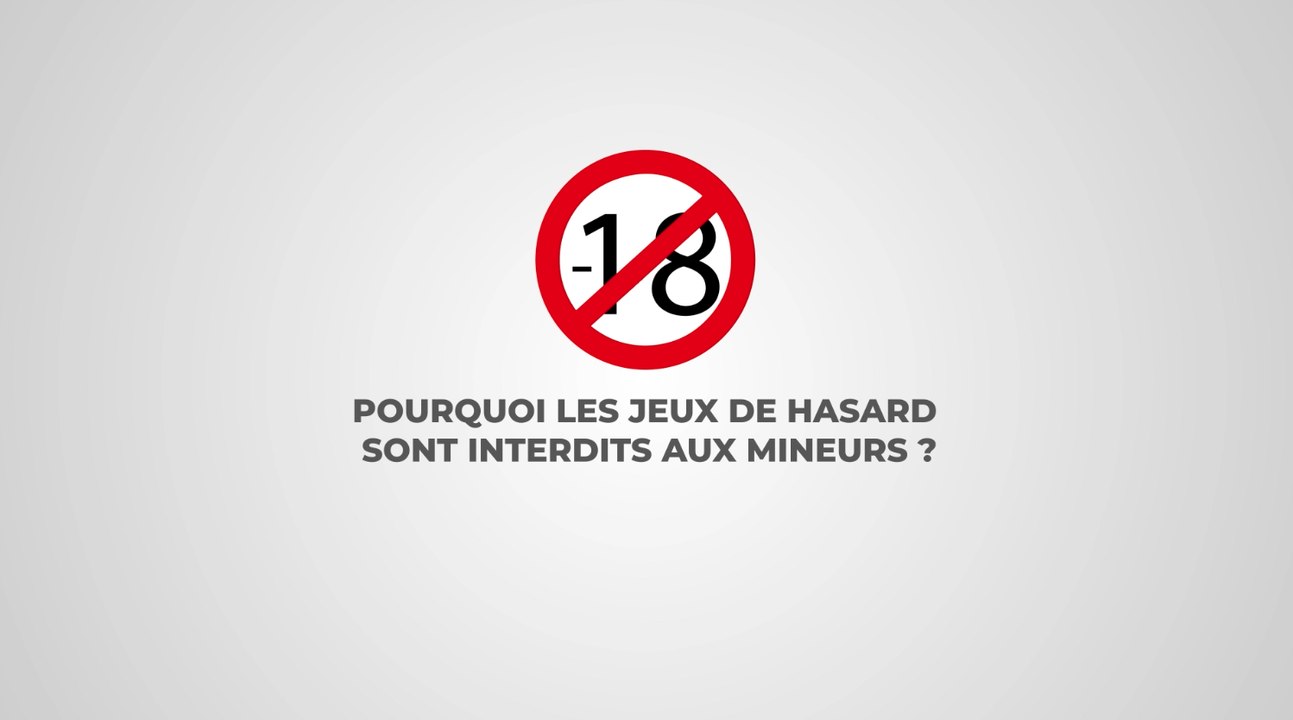 JEUX DE HASARD INTERDITS AUX MINEURS