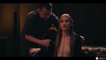 Time Stop Fantasy P**n - Ebony Petite Manager Rough S*x Threesome