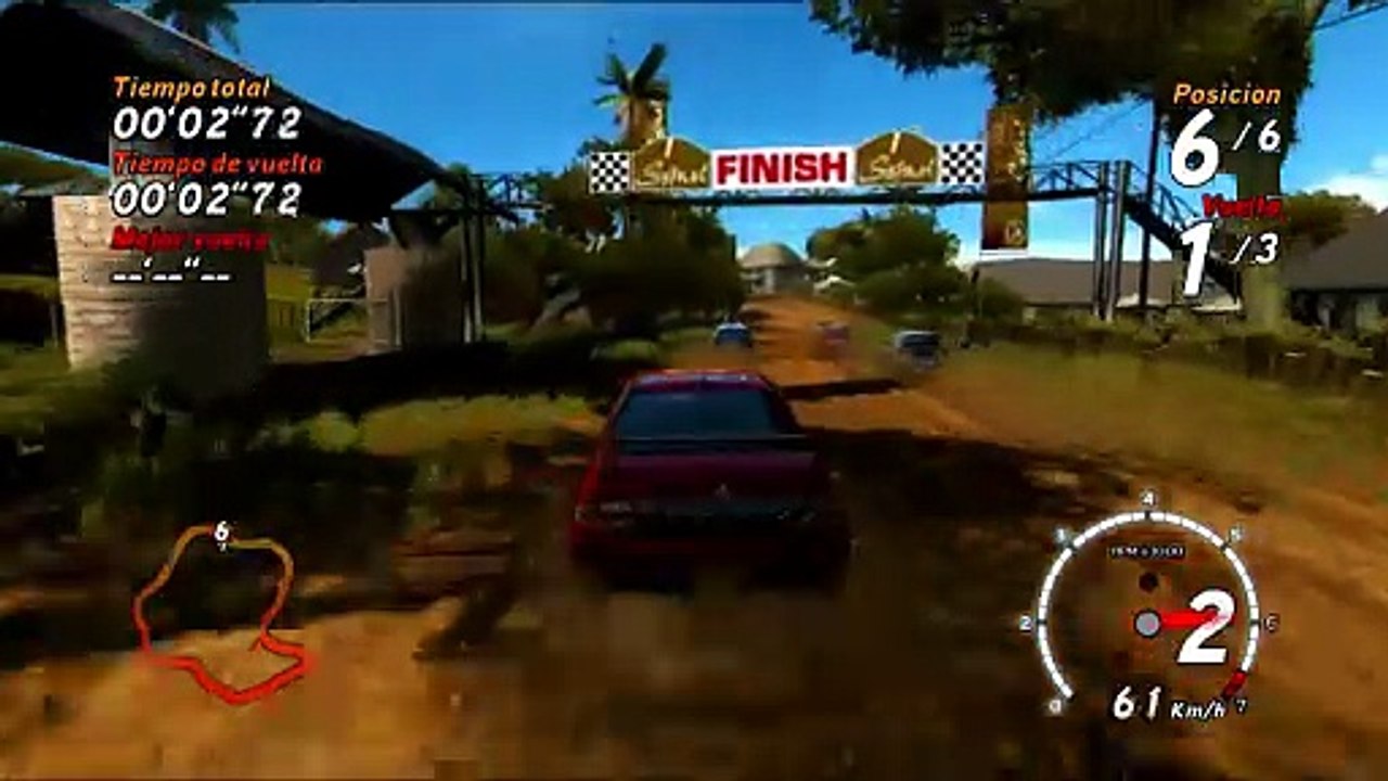 Sega Rally (Revo) PS3 (PlayStation 3) - Gameplay