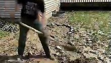 Simple DIY Gutter Idea Turns Muddy Rainwater into a Beautiful Waterfall #diygarden #backyardgarden