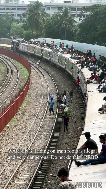 Life over haste! Stop train roof riding now.🛑✊