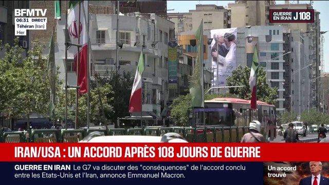 Les États-Unis et l'Iran concluent un accord à l'issue de 108 jours de guerre