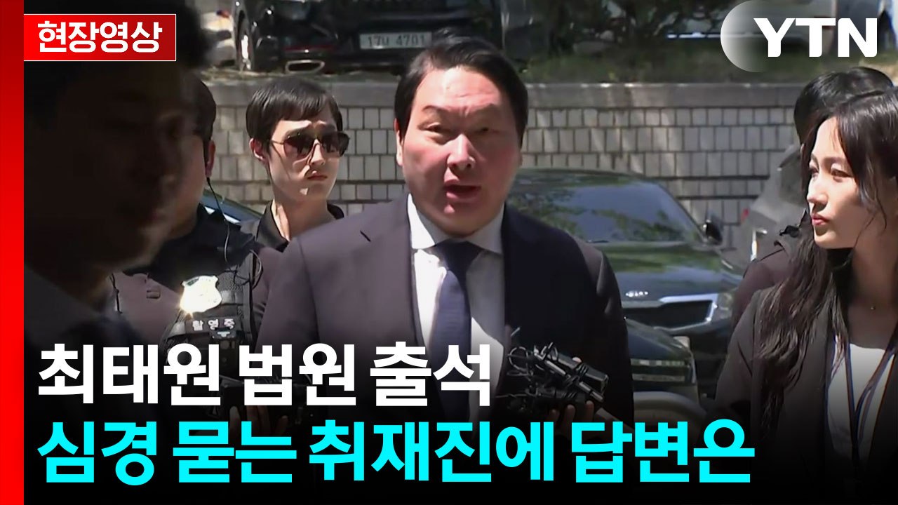 [현장영상+] 최태원 "조정 성립돼 빨리 끝날 수 있으면 좋겠다" / YTN